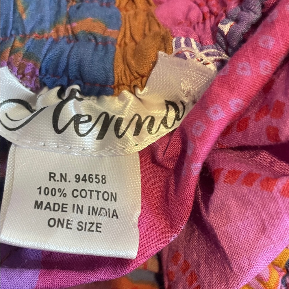 Patchwork Straight Leg Pants - Multicolor - image 3